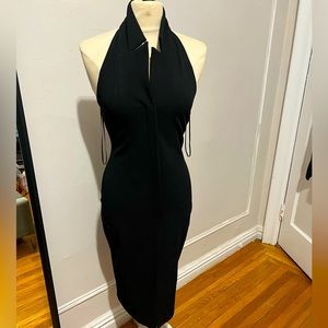 Zara black halter dress